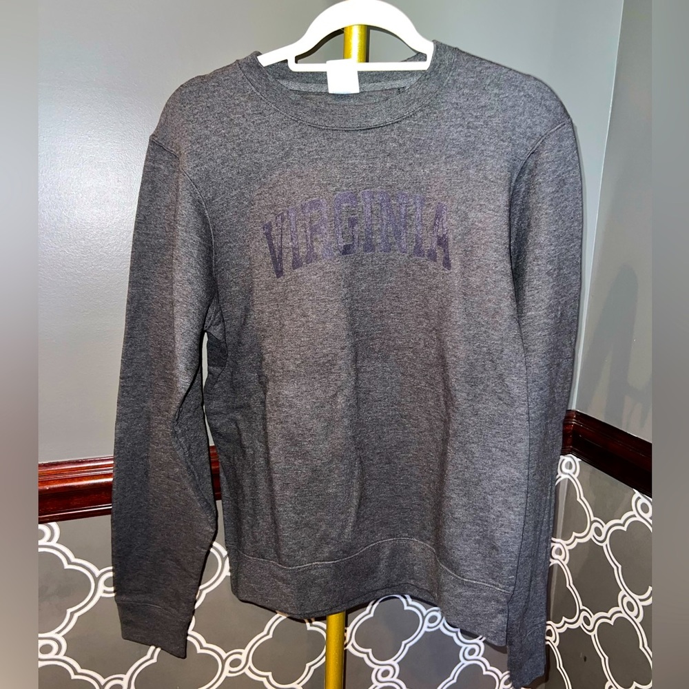 College sweatshirt